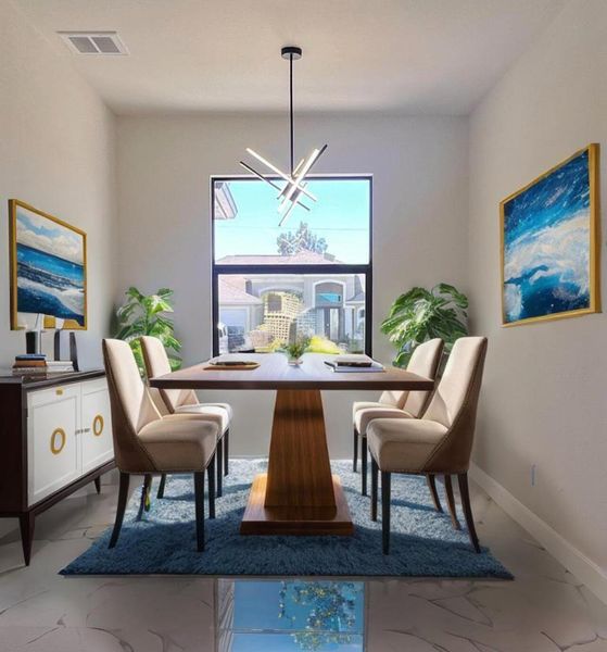 Furnished interior view inside a new home in , Port Charlotte (Image 13).