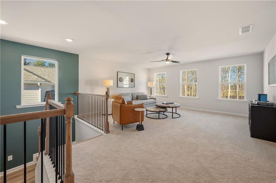 Furnished interior view inside a new home in Hamilton Lakes, Lawrenceville (Image 34). Furnished interior view inside a new home in Hamilton Lakes, Lawrenceville (Image 34).