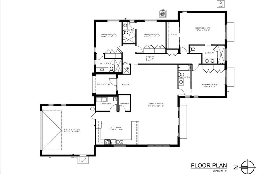 2D floor plan layout of this home in , Palm Springs, FL (Image 3).