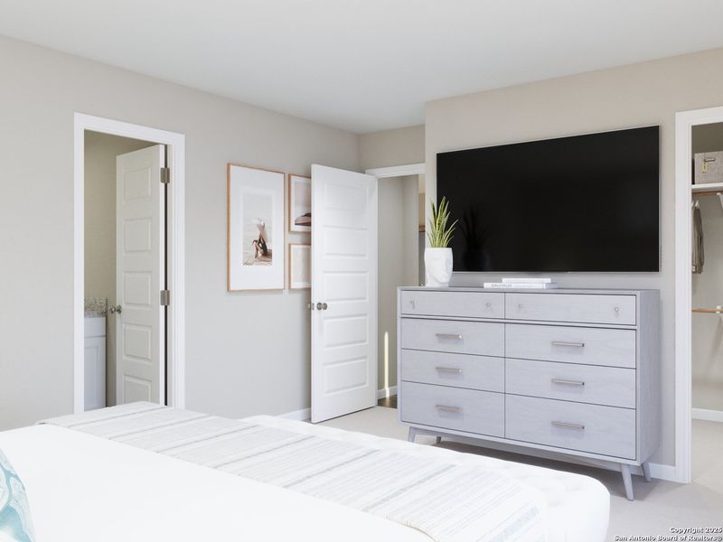 Furnished interior view inside a new home in Abbott Place, St. Hedwig (Image 8). Furnished interior view inside a new home in Abbott Place, St. Hedwig (Image 8).