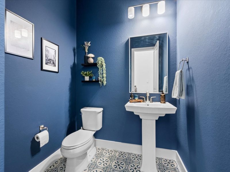 Furnished interior view inside a new home in , Spring (Image 17).