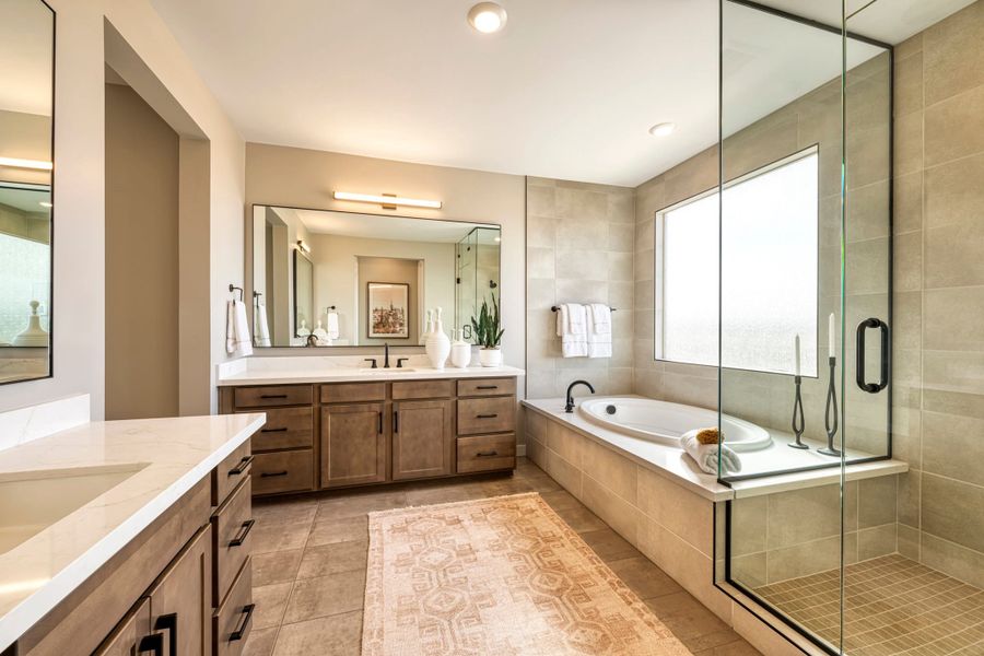 Representative furnished interior of a home built from the Sycamore Plan 4514 by Tri Pointe Homes in Terraza, San Tan Valley (Image 17).