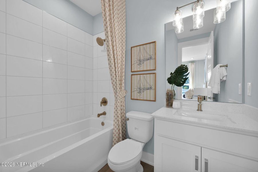 Furnished interior view inside a new home in Landing at Olde Florida, St. Augustine (Image 29).