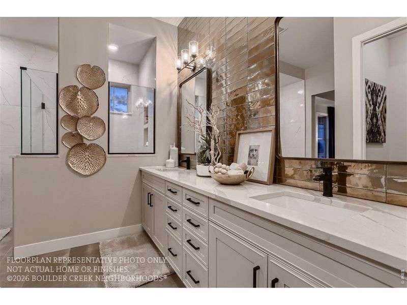 Furnished interior view inside a new home in , Broomfield (Image 25).