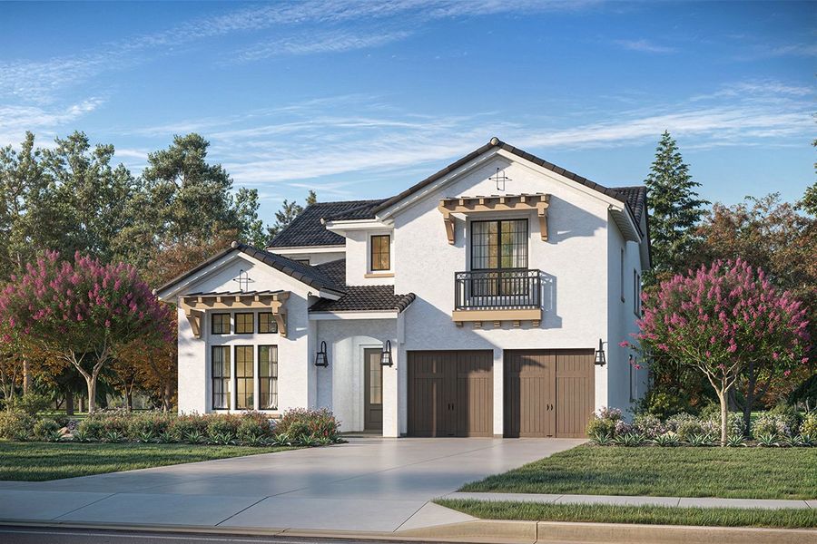 Representative exterior photo of a completed home built from the Landmark by Landon Homes in Fields - Brookside North, Frisco, TX (Image 2). Representative exterior photo of a completed home built from the Landmark by Landon Homes in Fields - Brookside North, Frisco, TX (Image 2).