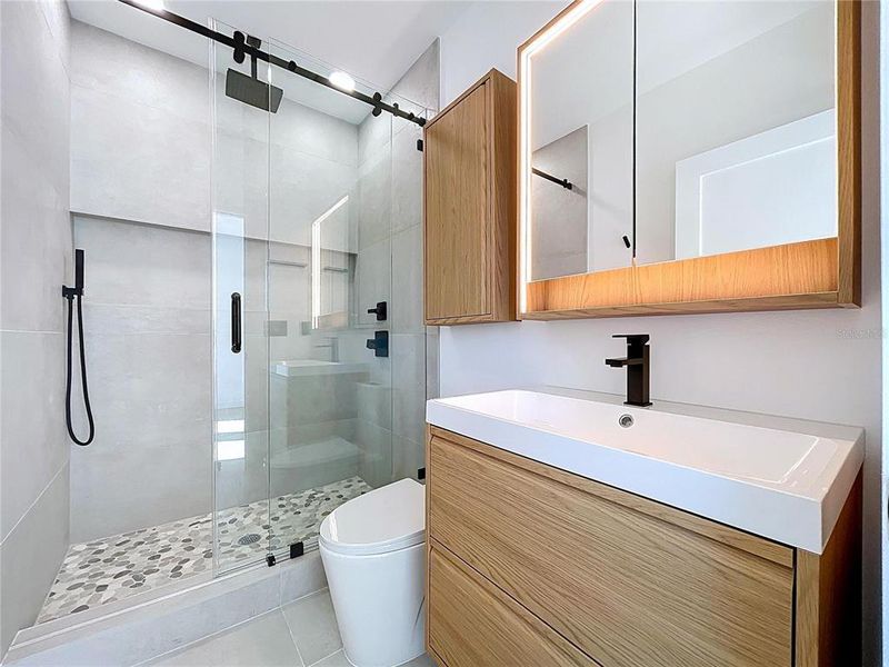 Furnished interior view inside a new home in , St. Petersburg (Image 15).