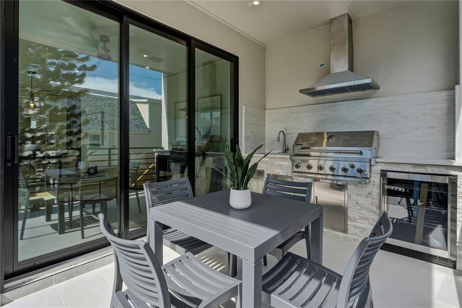 Exterior details and patio area of a home in , Indian Rocks Beach (Image 27).