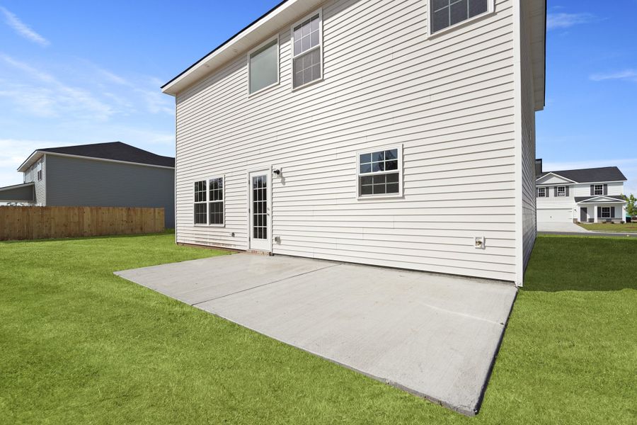Representative exterior details of a home built from the The Anderson by RTS Homes in The Pointe at Villages on Marne, Hinesville (Image 25).
