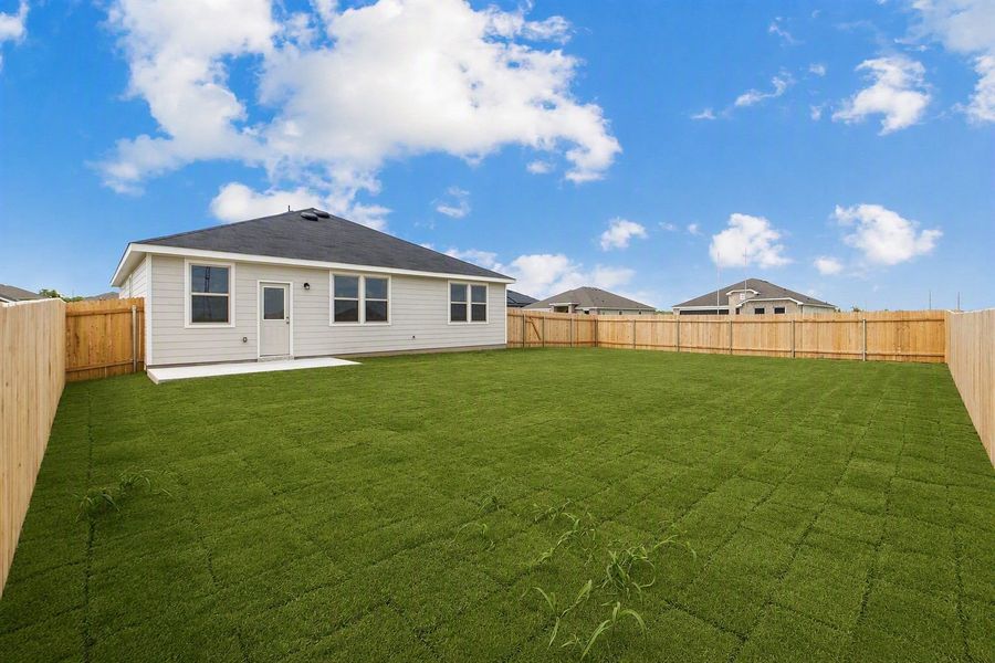 Exterior details and patio area of a home in County View, Temple (Image 20).
