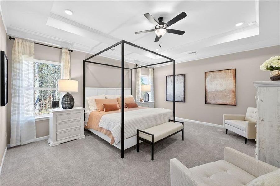 Furnished interior view inside a new home in Laurel Creek, Calhoun (Image 18).