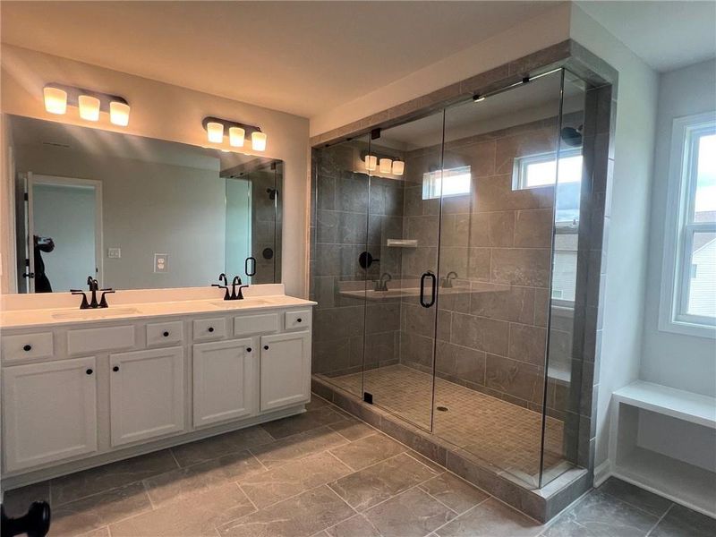 Furnished interior view inside a new home in Crofton Place Enclave, Snellville (Image 7).