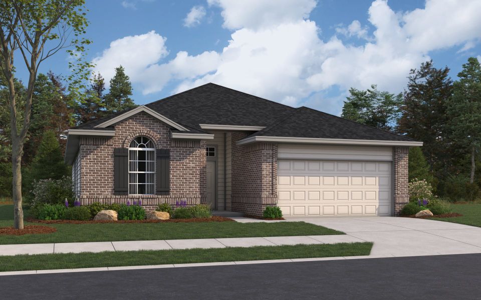 Rendering of floor plan. Colors and features may differ from shown representation.