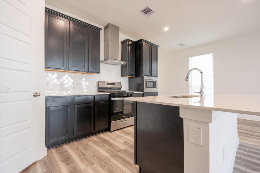 Furnished interior view inside a new home in City Gate, Houston (Image 7).