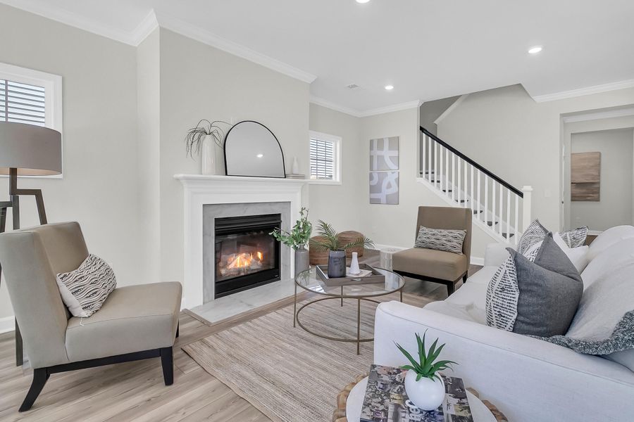 Furnished interior view inside a new home in Six Oaks, Summerville (Image 17).