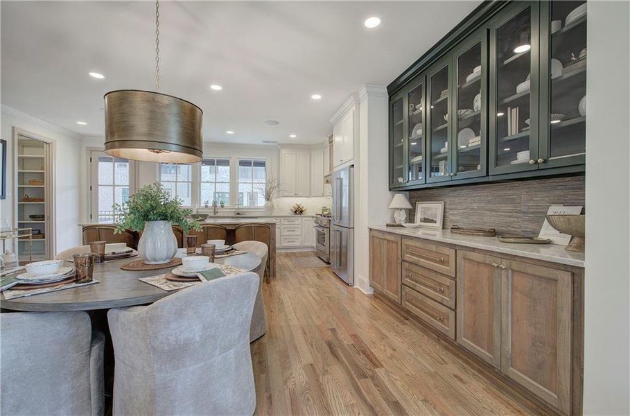 Furnished interior view inside a new home in , Cartersville (Image 40).