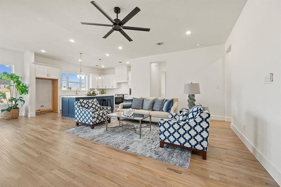 Furnished interior view inside a new home in Rocky Top Ranch, Reno (Image 12).