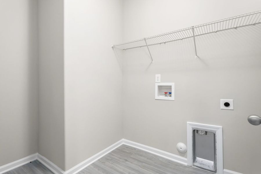 Representative unfurnished interior of a home built from the Freeport by Keystone Homes NC in Sullivans Reserve, Walkertown (Image 15).