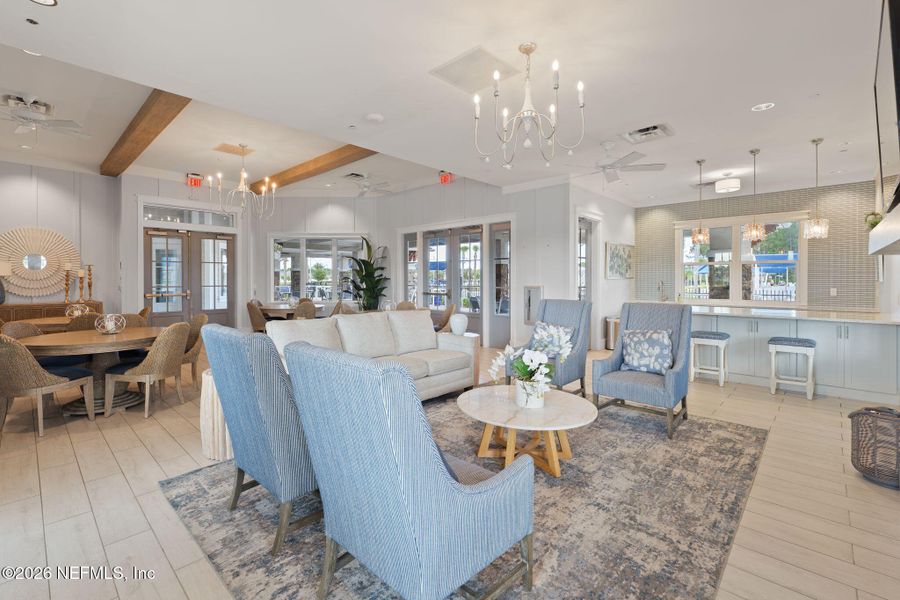Furnished interior view inside a new home in , St. Augustine (Image 44).