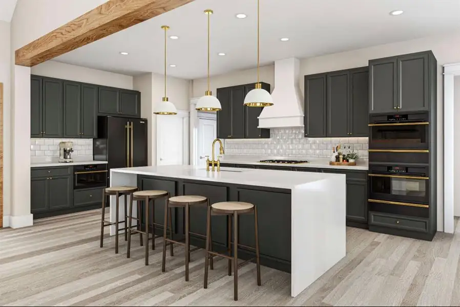 Furnished interior view inside a new home in Oak Water Ranch, Granbury (Image 6). Furnished interior view inside a new home in Oak Water Ranch, Granbury (Image 6).