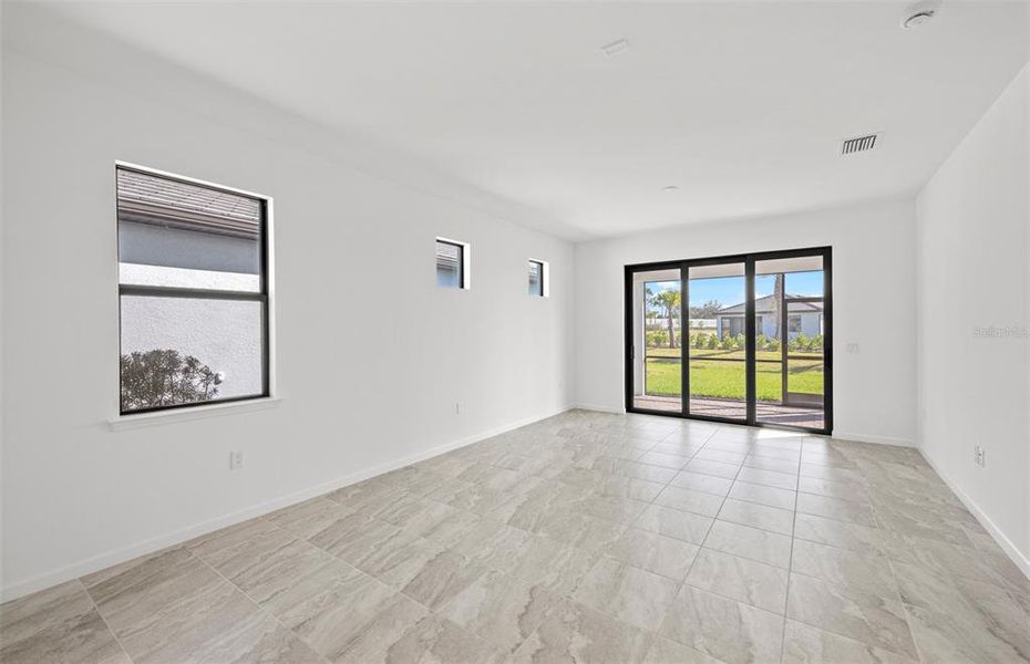 Spacious, unfurnished interior of a new home in Arbor Oaks, North Port (Image 17). Spacious, unfurnished interior of a new home in Arbor Oaks, North Port (Image 17).
