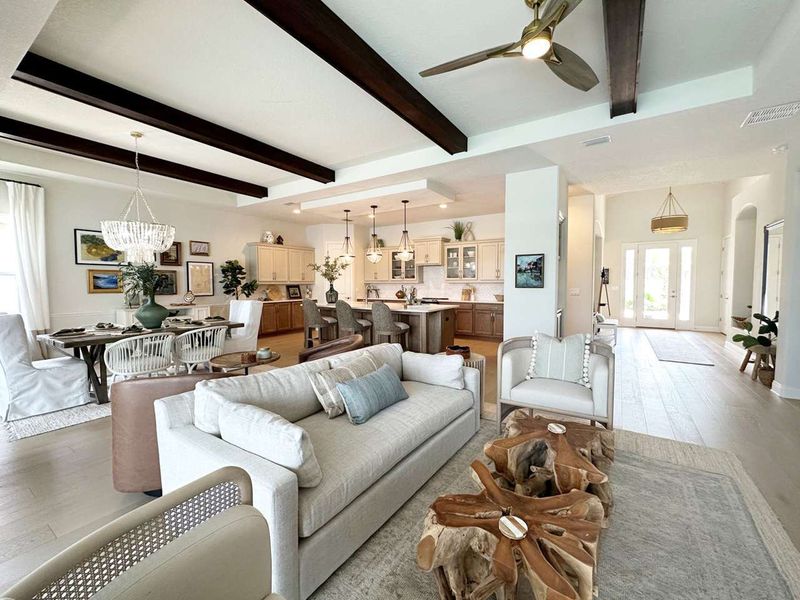 Representative furnished interior of a home built from the Kensington by Paytas Homes in The Reserve at Victoria, Deland (Image 14).