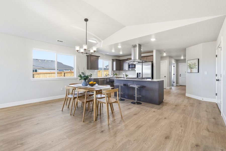 Furnished interior view inside a new home in Feather Ridge, Redmond (Image 43).