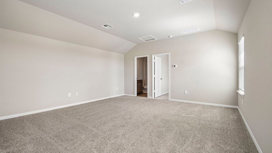 Spacious, unfurnished interior of a new home in Carillon, Manor (Image 24).