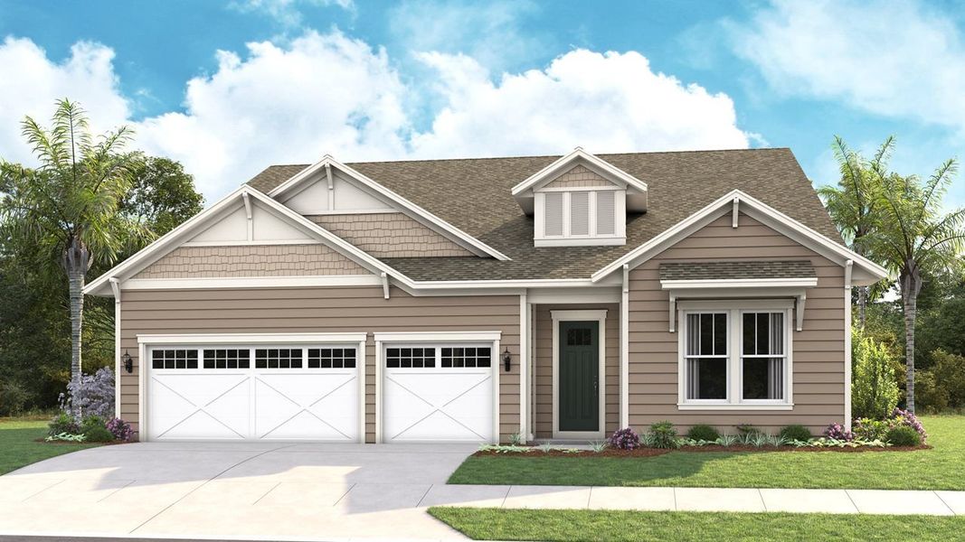 BH-Craftsman Hardie Elevation