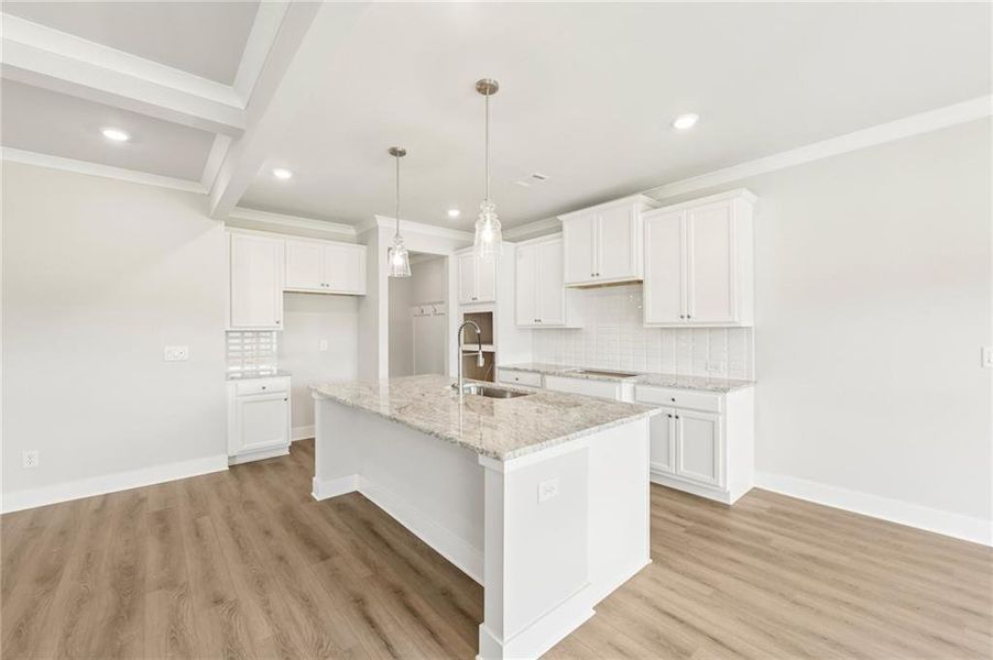 Furnished interior view inside a new home in Fowler Farms, Auburn (Image 10).