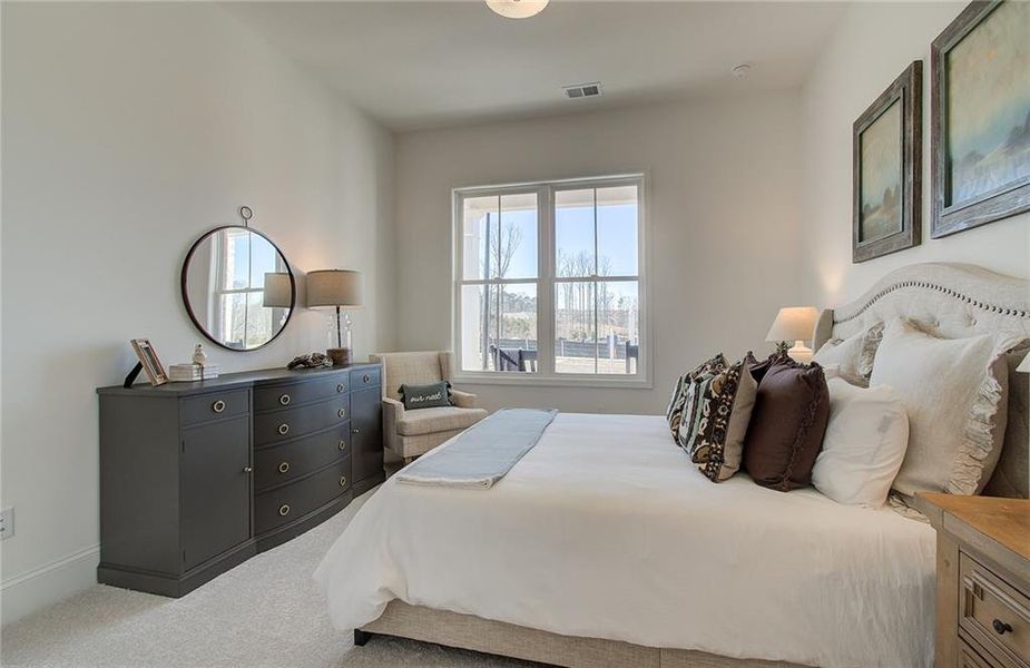 Furnished interior view inside a new home in Courtyards at Traditions, Cumming (Image 37).