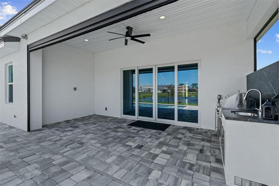 Exterior details and patio area of a home in , Palm Coast (Image 35).