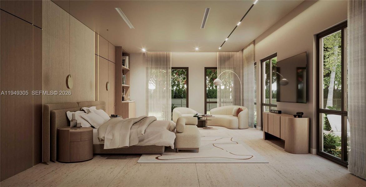 Furnished interior view inside a new home in , Pinecrest (Image 7).