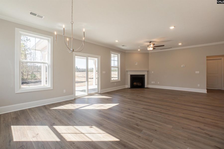 Spacious, unfurnished interior of a new home in The Cove, Sumter (Image 37).