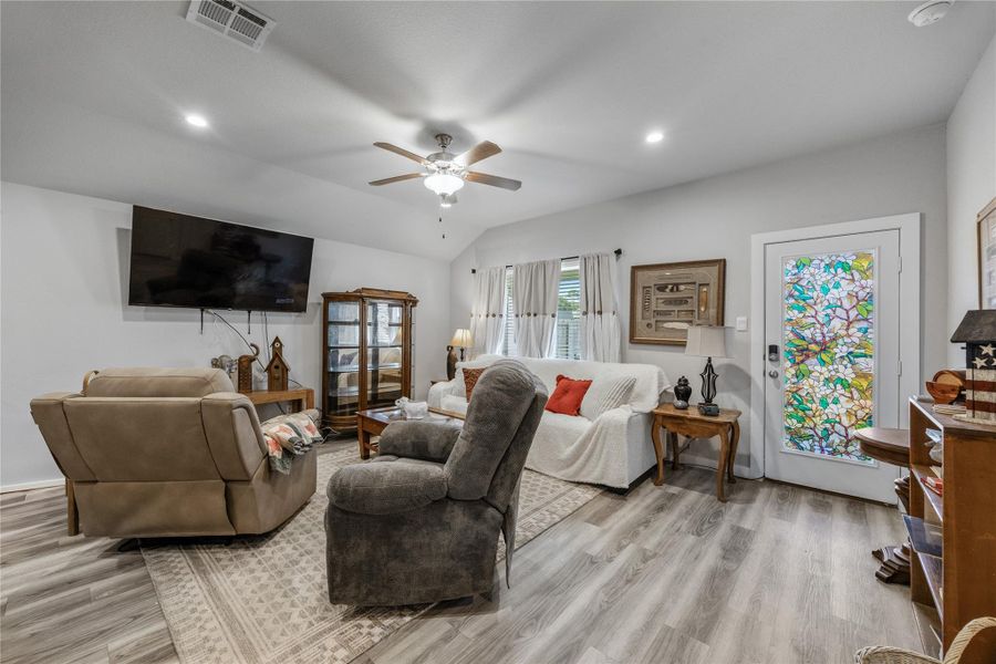 Furnished interior view inside a new home in , Cypress (Image 12).