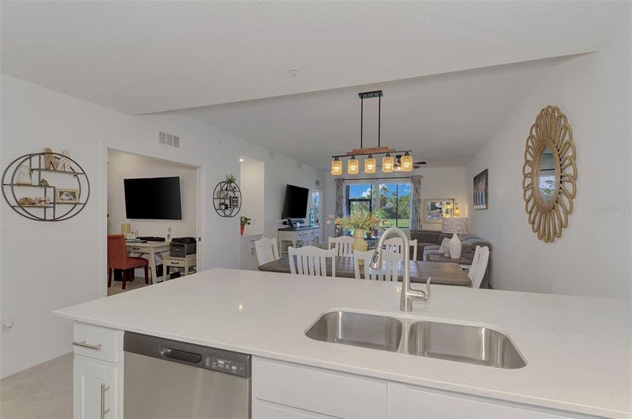 Furnished interior view inside a new home in , Venice (Image 47). Furnished interior view inside a new home in , Venice (Image 47).