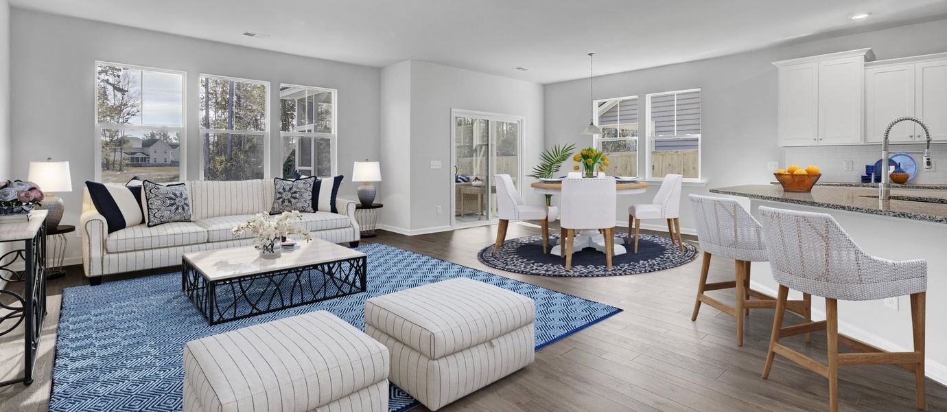 Representative furnished interior of a home built from the Henninger by Lennar in Waterside at Lakes of Cane Bay: Arbor Collection, Summerville (Image 6).