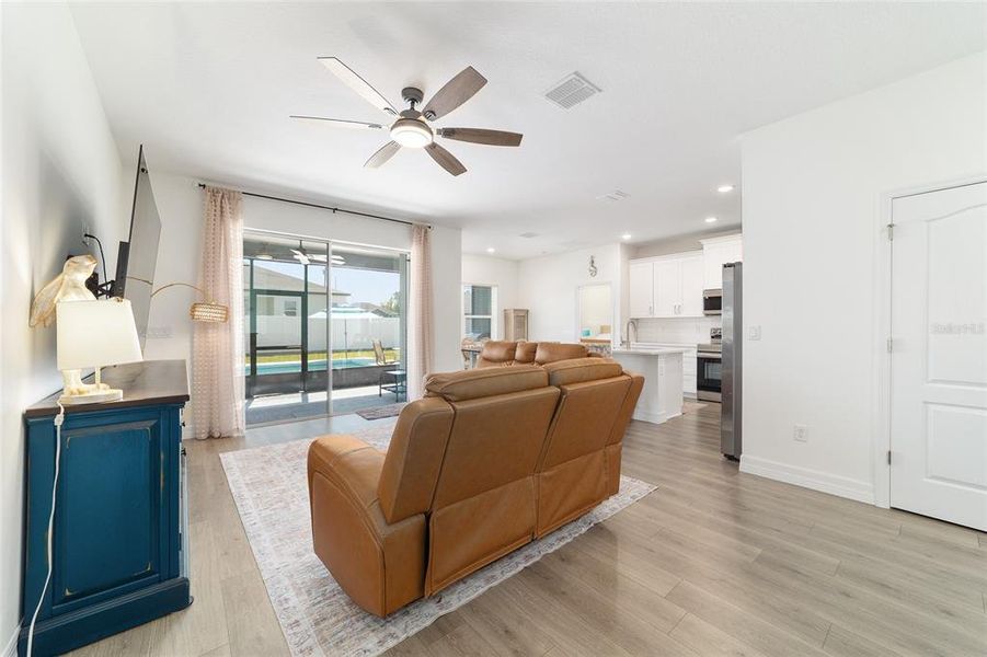 Furnished interior view inside a new home in , Ocala (Image 11). Furnished interior view inside a new home in , Ocala (Image 11).