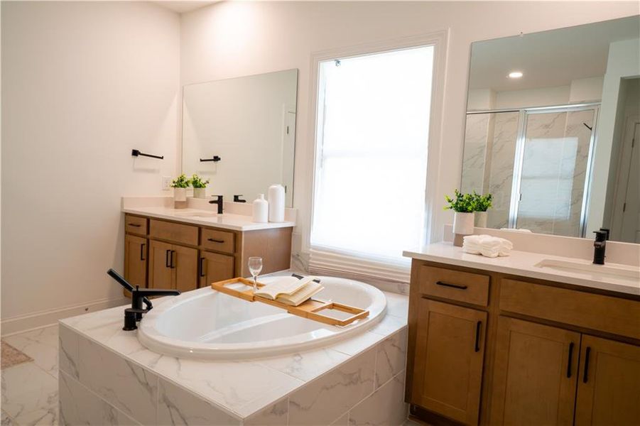 Furnished interior view inside a new home in , Woodstock (Image 28).