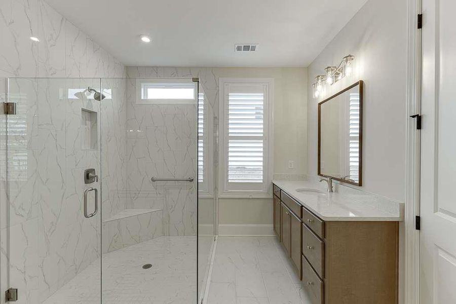 Furnished interior view inside a new home in , Hoschton (Image 6).