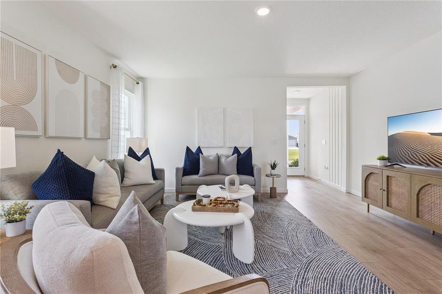 Furnished interior view inside a new home in Crossroads at Kelly Park, Apopka (Image 15).