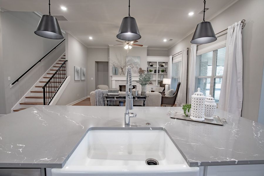 Representative furnished interior of a home built from the Willow by Grant & Co in Manor at Hall Creek, Arlington (Image 49).