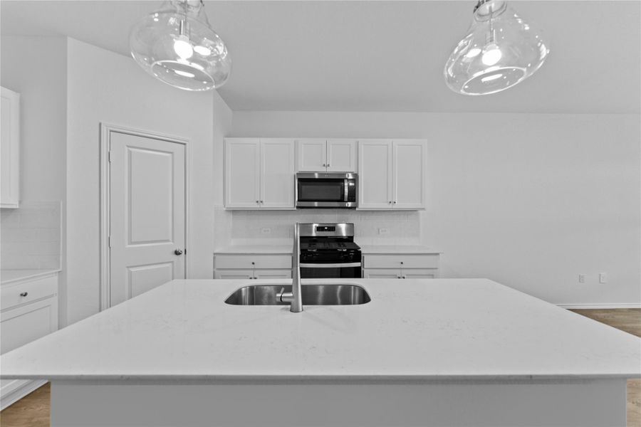 Furnished interior view inside a new home in , Kyle (Image 5).