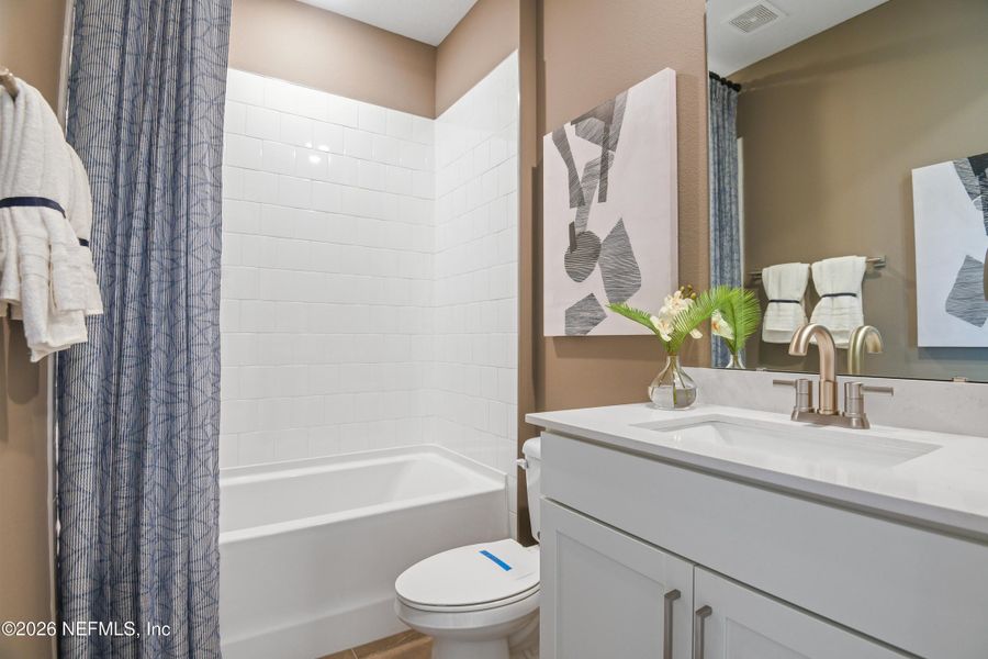 Furnished interior view inside a new home in , St. Augustine (Image 18).