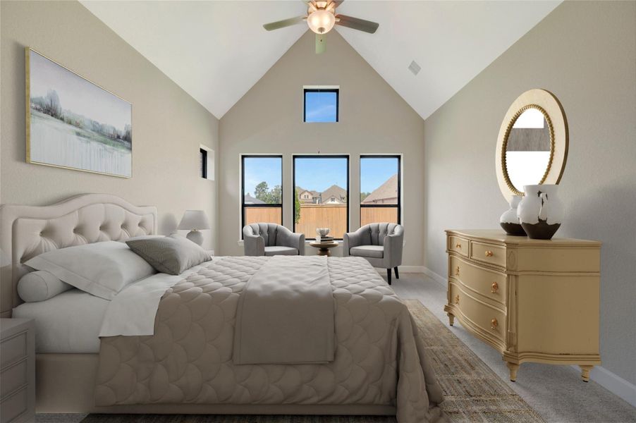 Furnished interior view inside a new home in , Magnolia (Image 17).