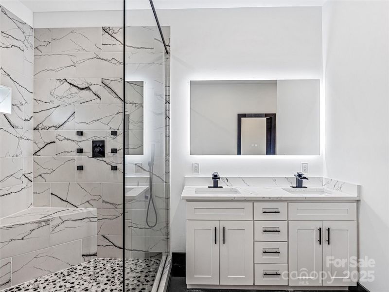 Furnished interior view inside a new home in , Mills River (Image 15).