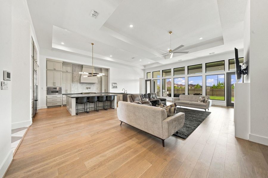 Enjoy seamless connectivity between the kitchen and the main living area, keeping you part of the action wherever you are.