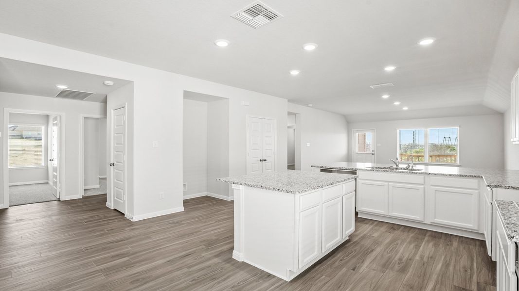 Furnished interior view inside a new home in Hunters Ranch, San Antonio (Image 8).