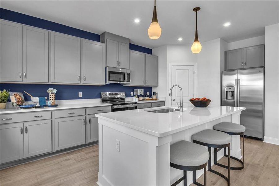 Furnished interior view inside a new home in Riverside Ridge, Lawrenceville (Image 11).