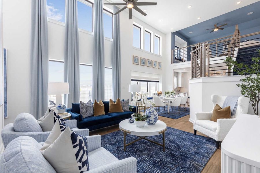 Representative Family Room - some options shown Representative Family Room - some options shown