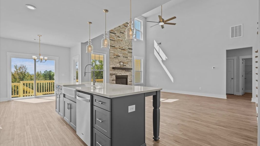 Furnished interior view inside a new home in Wells Crossing, Seneca (Image 6).